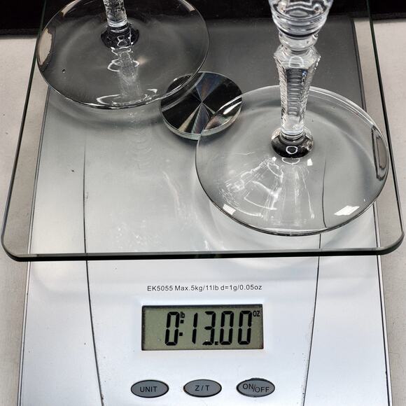 Water Goblet Rembrandt by Rock Sharpe Vtg 7.75" Floral Lot of 2 - Picture 12 of 12